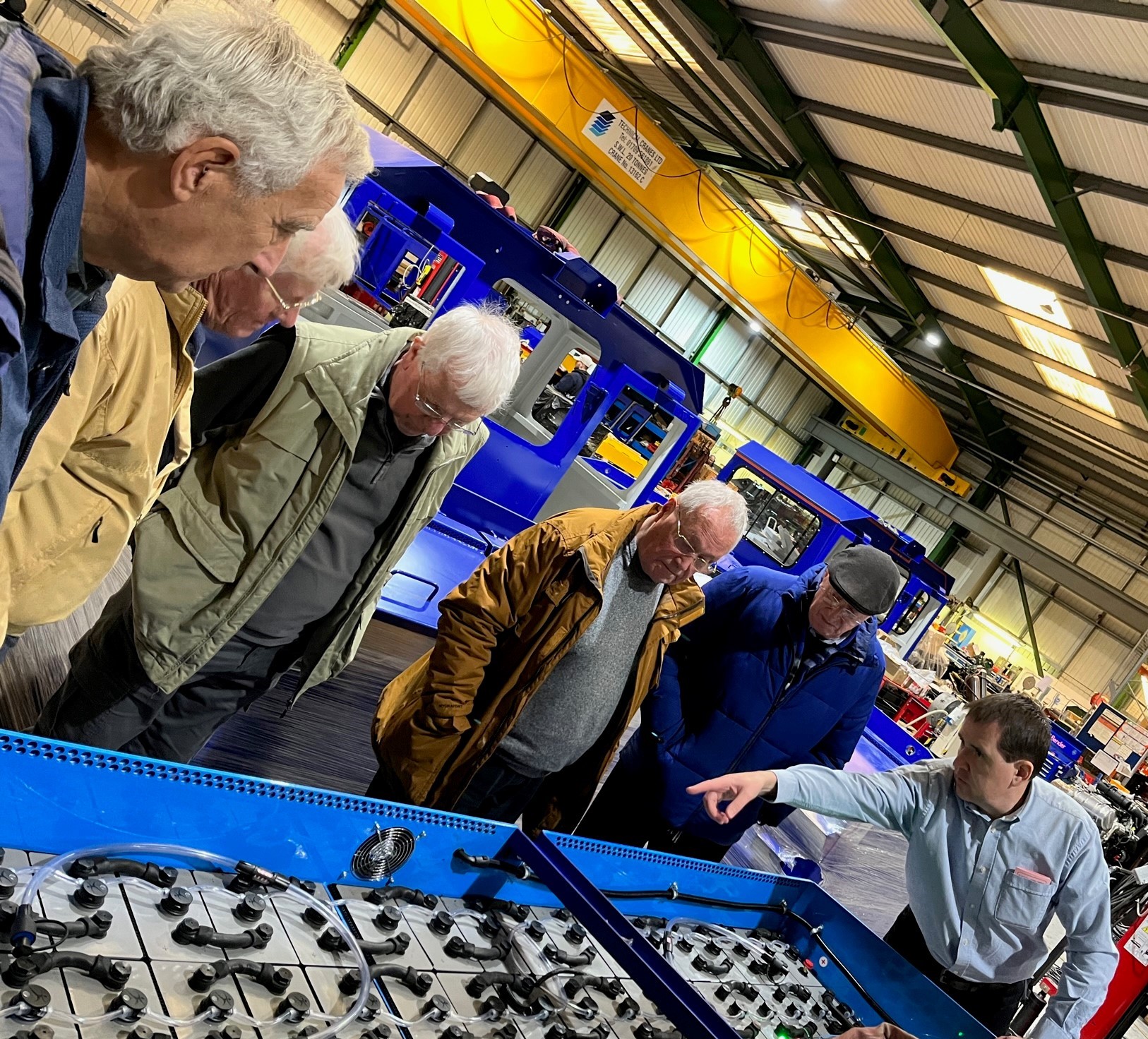 Burton Engineering Society Visits Clayton